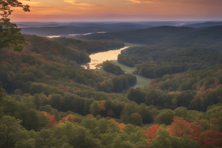 Scenic panorama of North Carolina's breathtaking landscapes