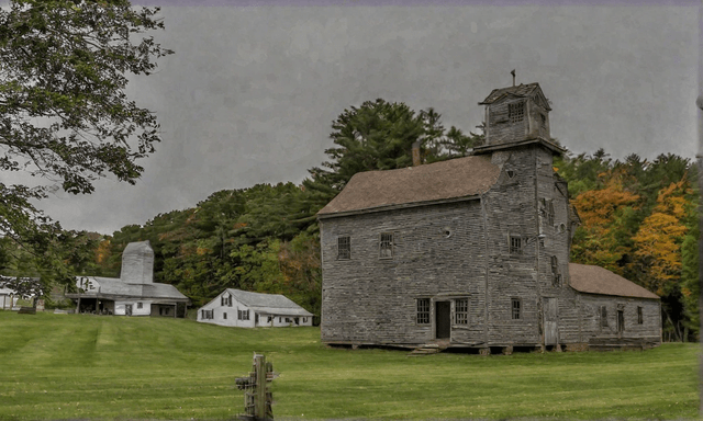 Muster Field Farm Museum in New Hampshire, showcasing rural history and heritage.