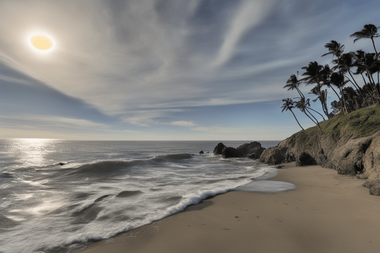 Spectacular Vistas Overlooking the Majestic Pacific Ocean