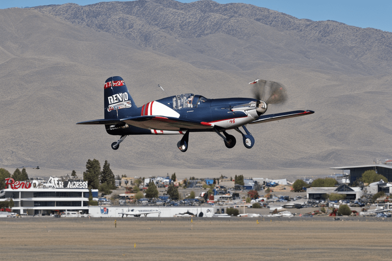 
"Reno's High-Speed Air Racing Spectacle"