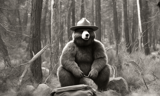 Smokey Bear, wildfire symbol, born in Capitan Mountains, New Mexico