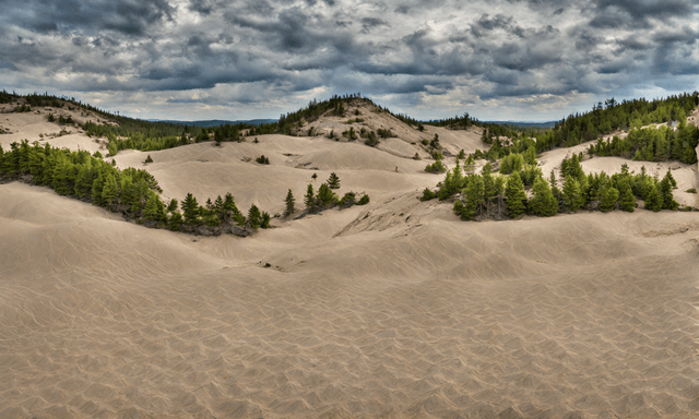 The Desert of Maine: A sandy, unexpected wonder in the heart of nature.