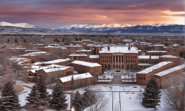 Icy Scenery at the University of Colorado