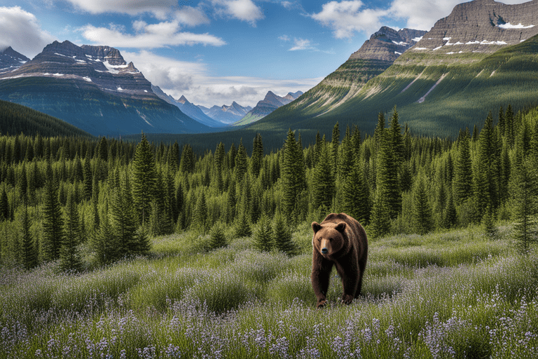 Bear Country: Discover wilderness wonders at Glacier National Park! 