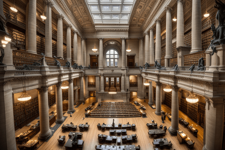 Butler Library: Columbia's academic gem.