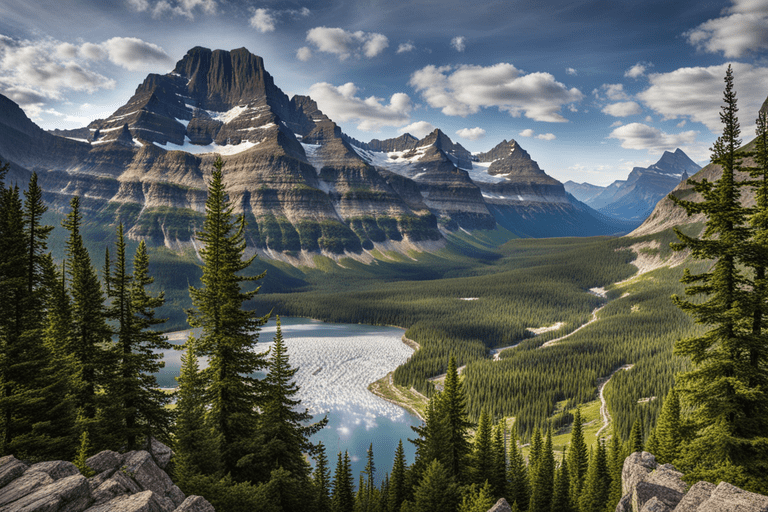 Discover the geographic marvels & intriguing facts within Glacier National Park's stunning landscapes.