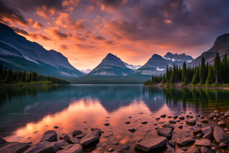 Stunning vistas at Glacier Park reveal nature's wonders and intriguing facts within.