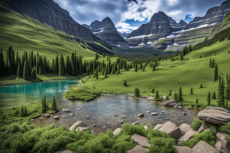 Discover fascinating facts about the International Peaks in Glacier National Park, a marvel of nature.