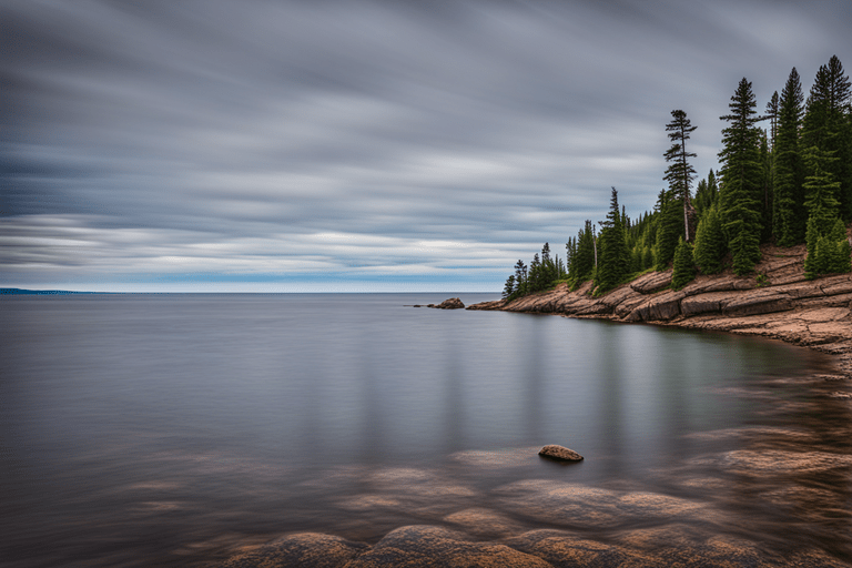 Experience the breathtaking, fun facts-enriched view of Lake Superior's awe-inspiring beauty