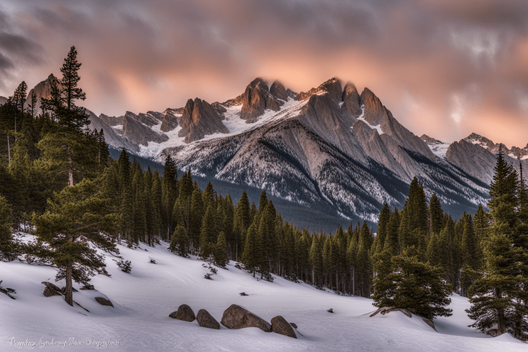 Majestic peaks of Rocky Mountain offer breathtaking views and intriguing facts.