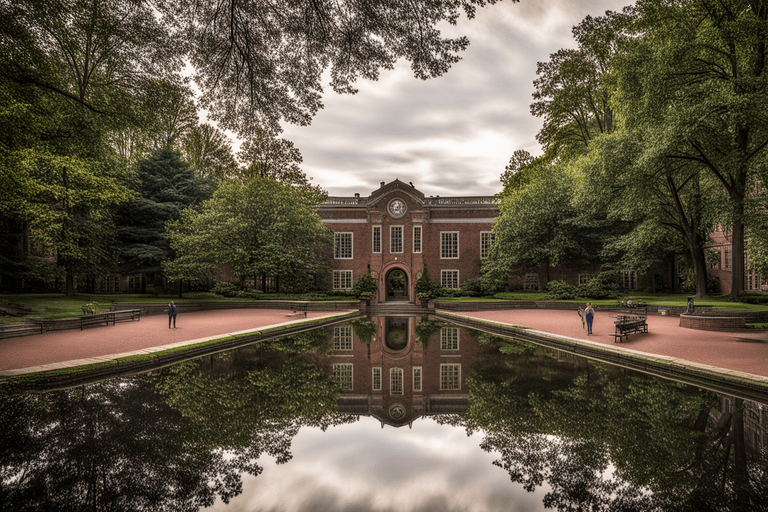 Scenic Reflections: Mirror Lake at Ohio University