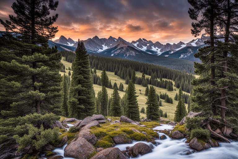 Mesmerizing vistas of Rocky Mountain's natural splendor.