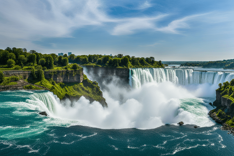 Stunning Facts: View the Majestic Niagara Falls.