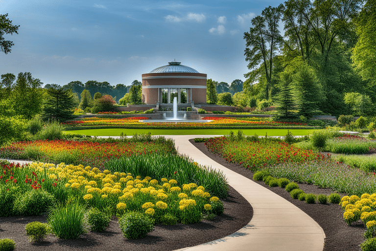 Purdue's Horticulture Gardens: Where nature's beauty and learning flourish.