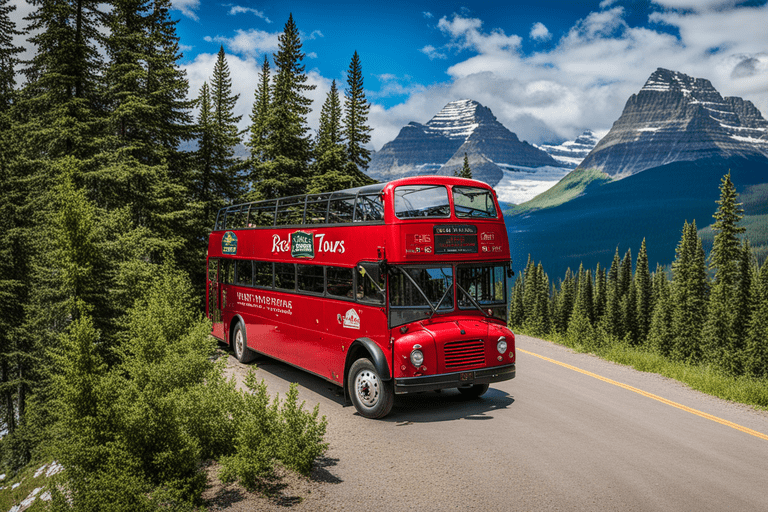 Discover Glacier Park's wonders aboard Red Bus Tours: iconic, scenic, and full of fascinating facts. Unforgettable adventures await!