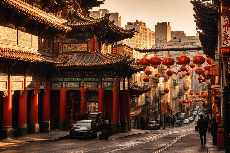 San Francisco's vibrant Chinatown: rich culture, bustling markets.