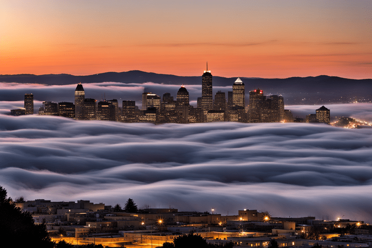 Karl the Fog: San Francisco's famous misty resident.