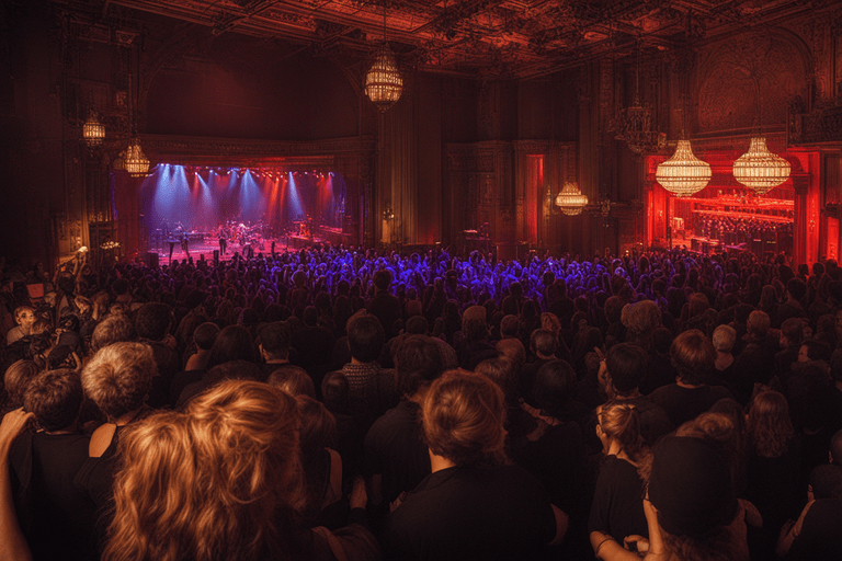 Dynamic music scene in San Francisco featuring diverse genres and iconic venues.