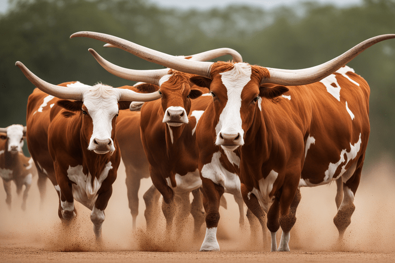 Stunning sight: Texas Longhorns! Fun facts abound in their fascinating presence
