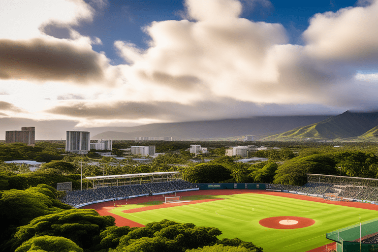 UH's vibrant sports scene - competitive athletics and strong sports culture!