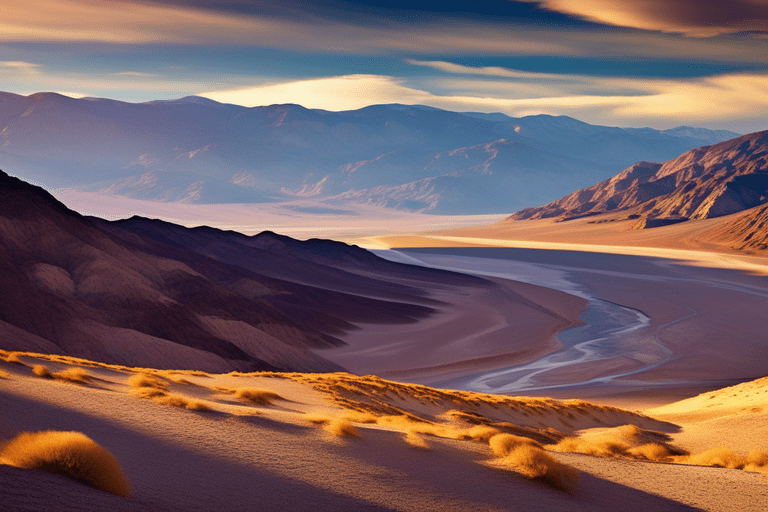 Stunning vista of Death Valley NP, boasting captivating landscapes and fascinating fun facts.