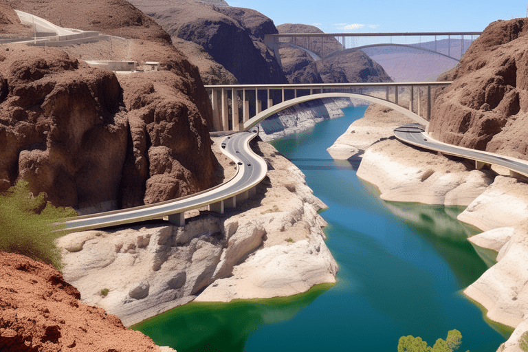 Experience fun facts and breathtaking views at the Mike O'Callaghan–Pat Tillman Bridge—transforming travel near Hoover Dam