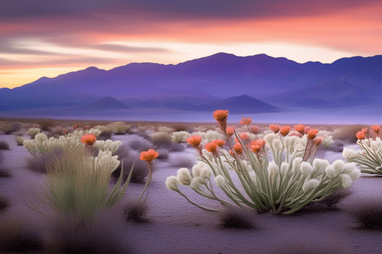 Death Valley's distinct life: specialized plants and animals thrive in extreme desert conditions, showcasing nature's resilience.