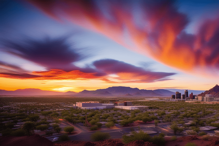 Scenic Phoenix Arizona with Fun Facts