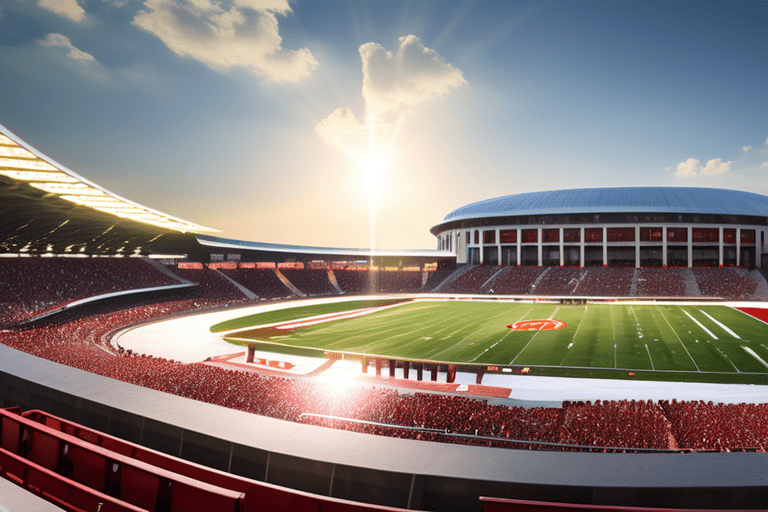 Iconic panorama: Ohio Stadium's breathtaking view.